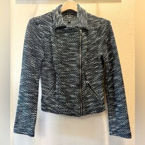 Lucky Brand tweed zippered jacket/blazer